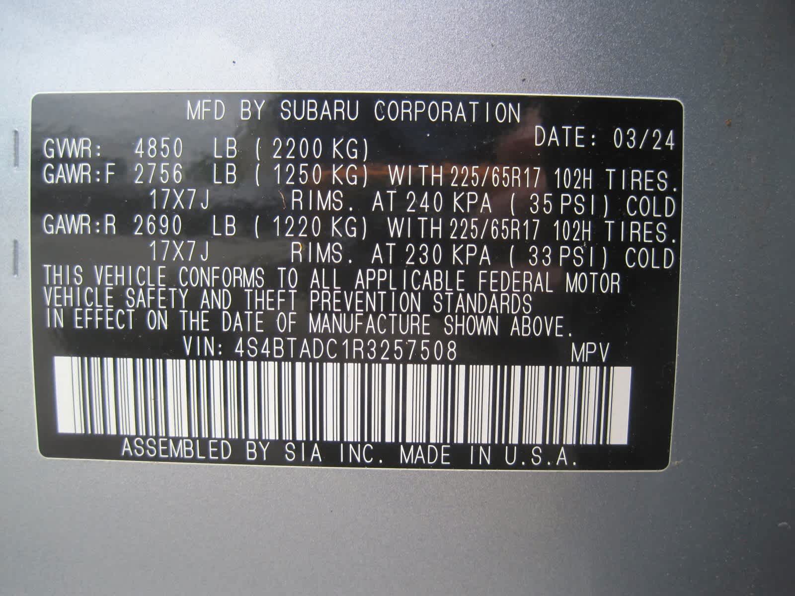 used 2024 Subaru Outback car, priced at $31,543