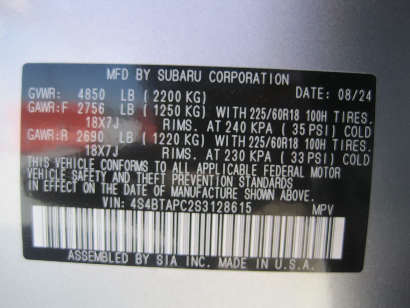 used 2025 Subaru Outback car, priced at $39,651