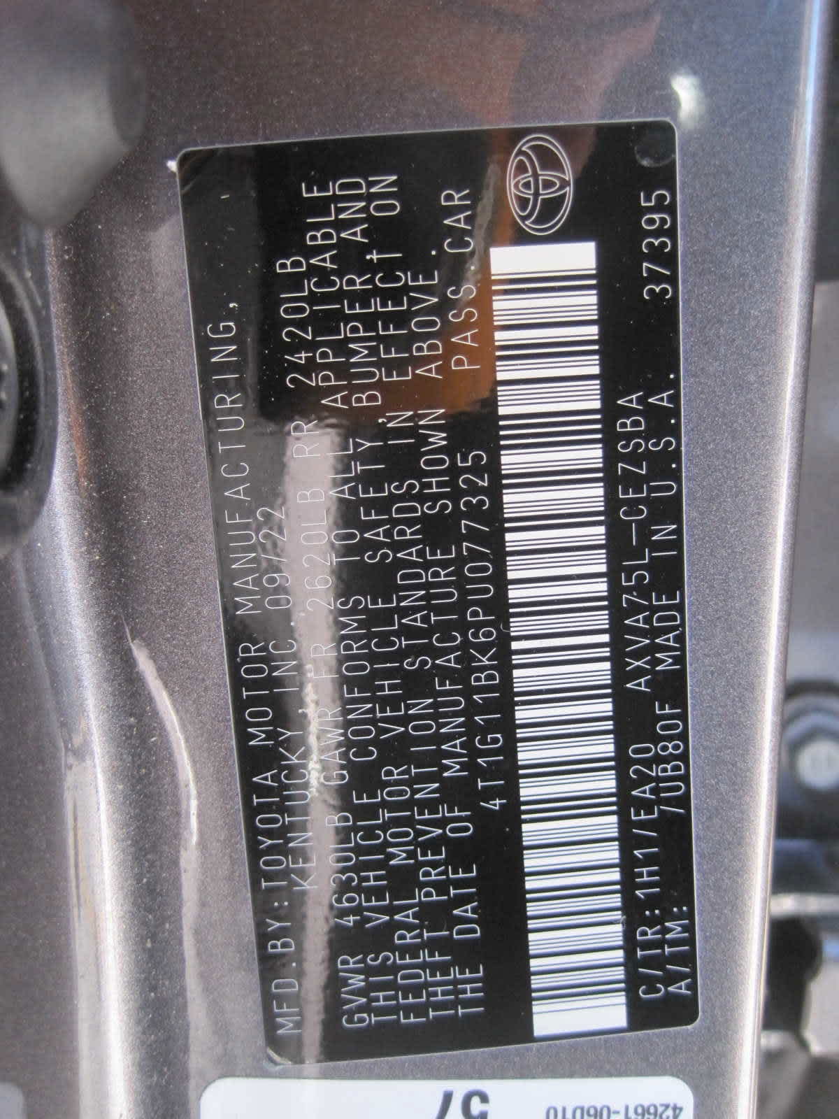 used 2023 Toyota Camry car, priced at $26,874