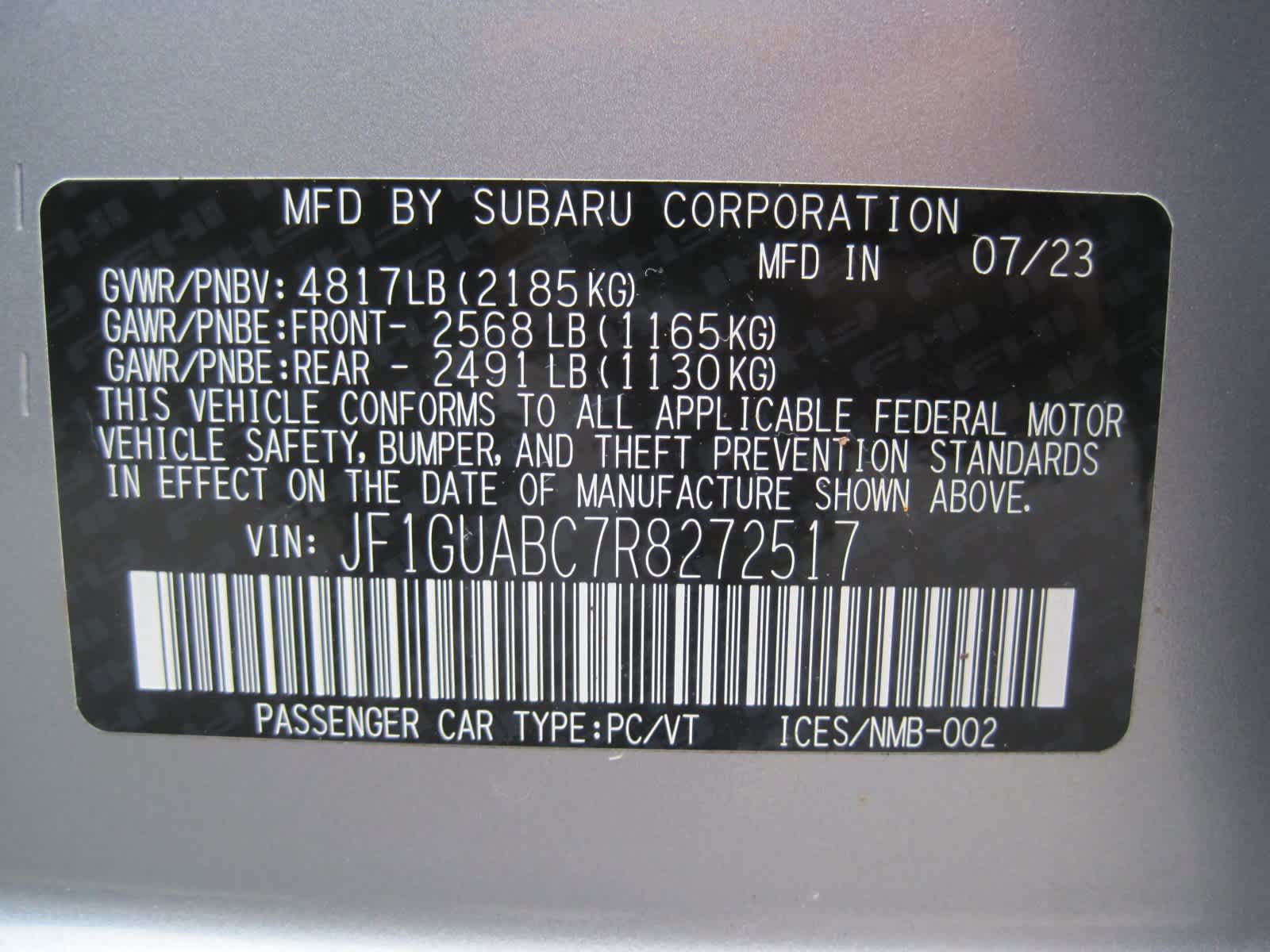 used 2024 Subaru Impreza car, priced at $23,248