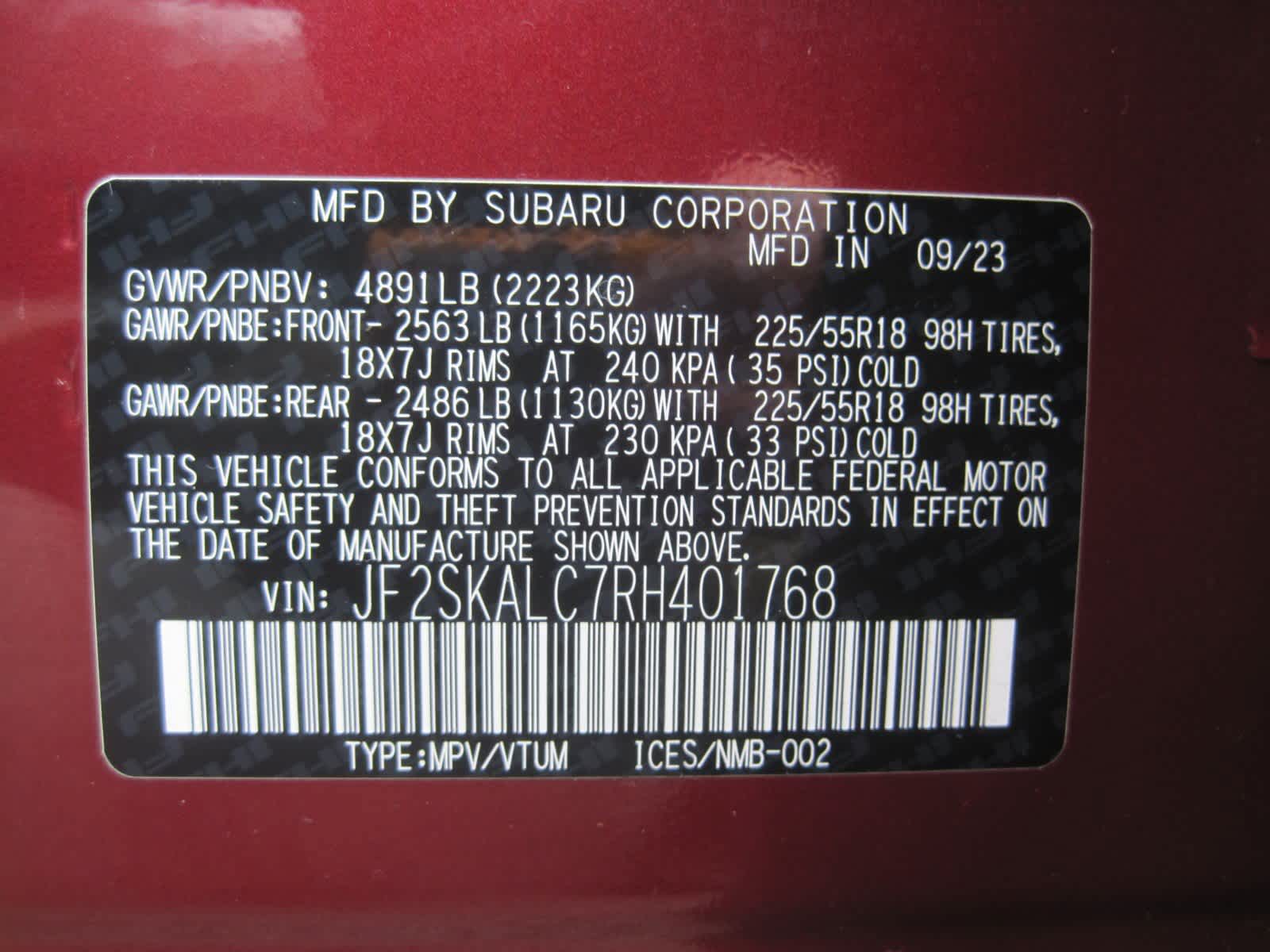 used 2024 Subaru Forester car, priced at $33,129