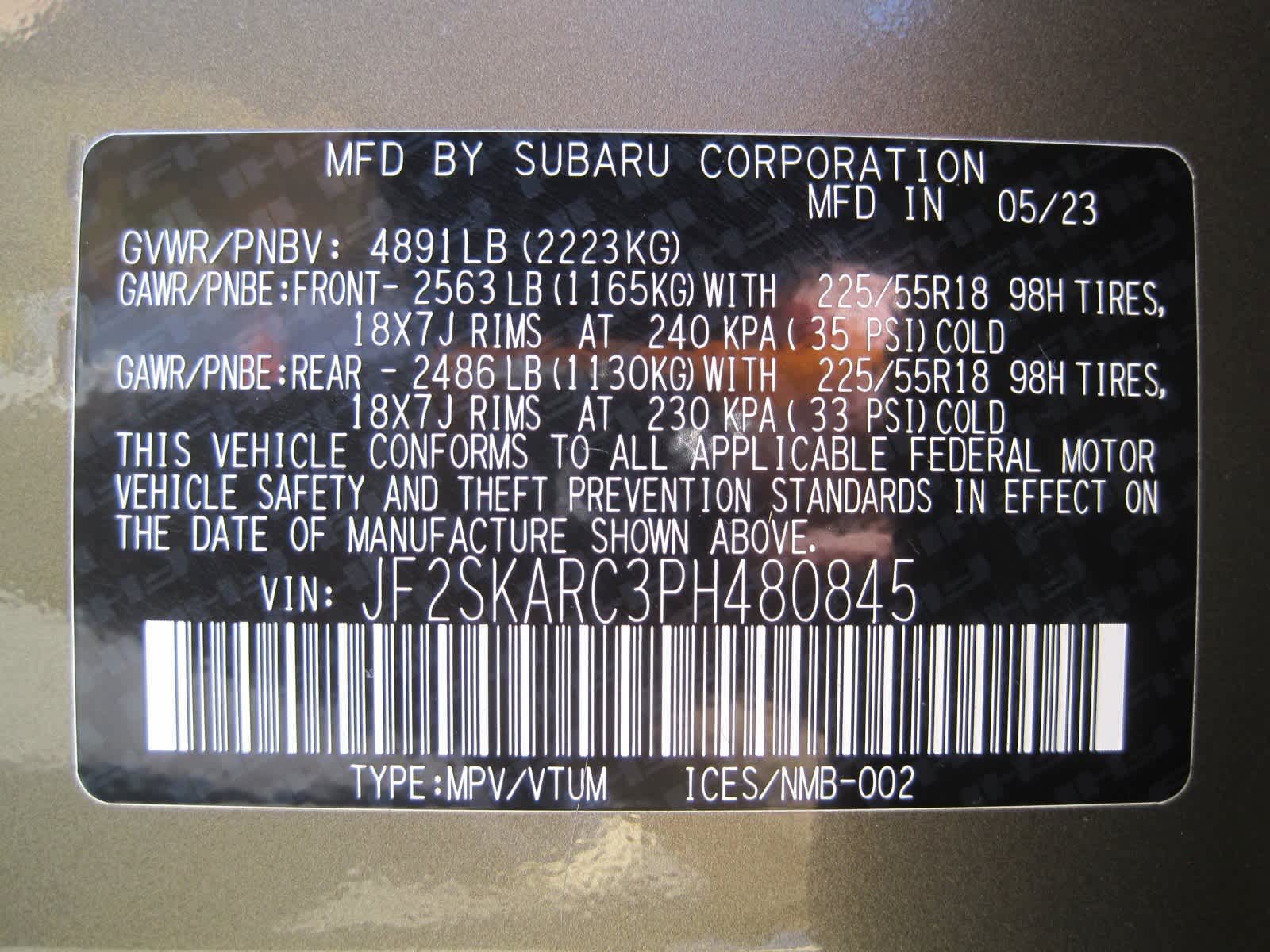 used 2023 Subaru Forester car, priced at $33,759