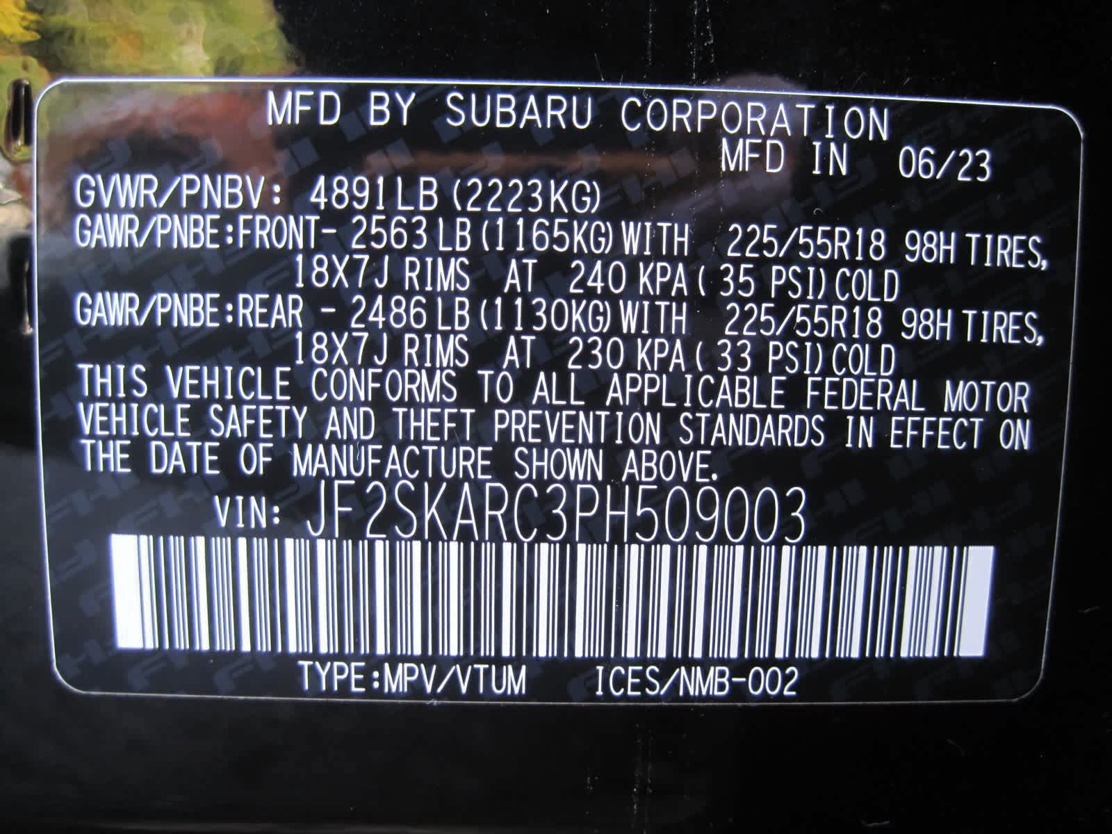 used 2023 Subaru Forester car, priced at $33,887