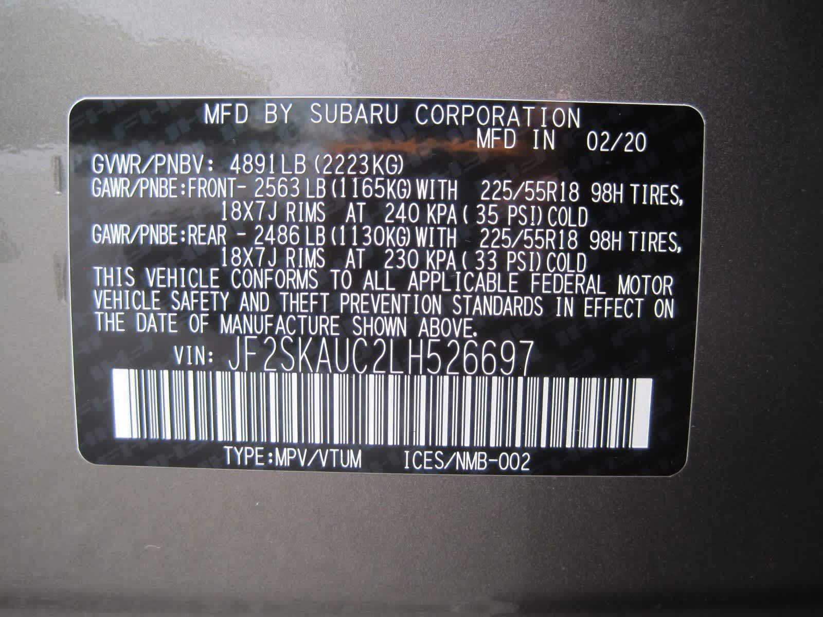 used 2020 Subaru Forester car, priced at $25,376