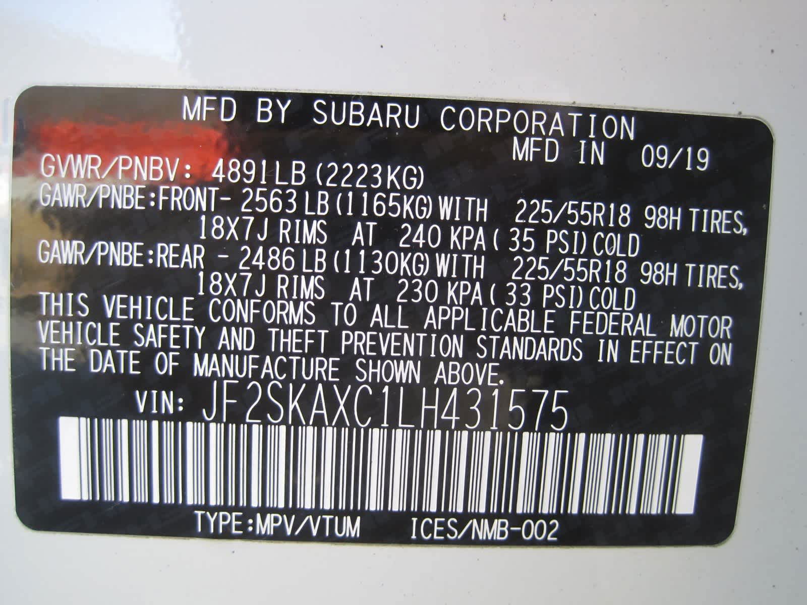 used 2020 Subaru Forester car, priced at $24,414