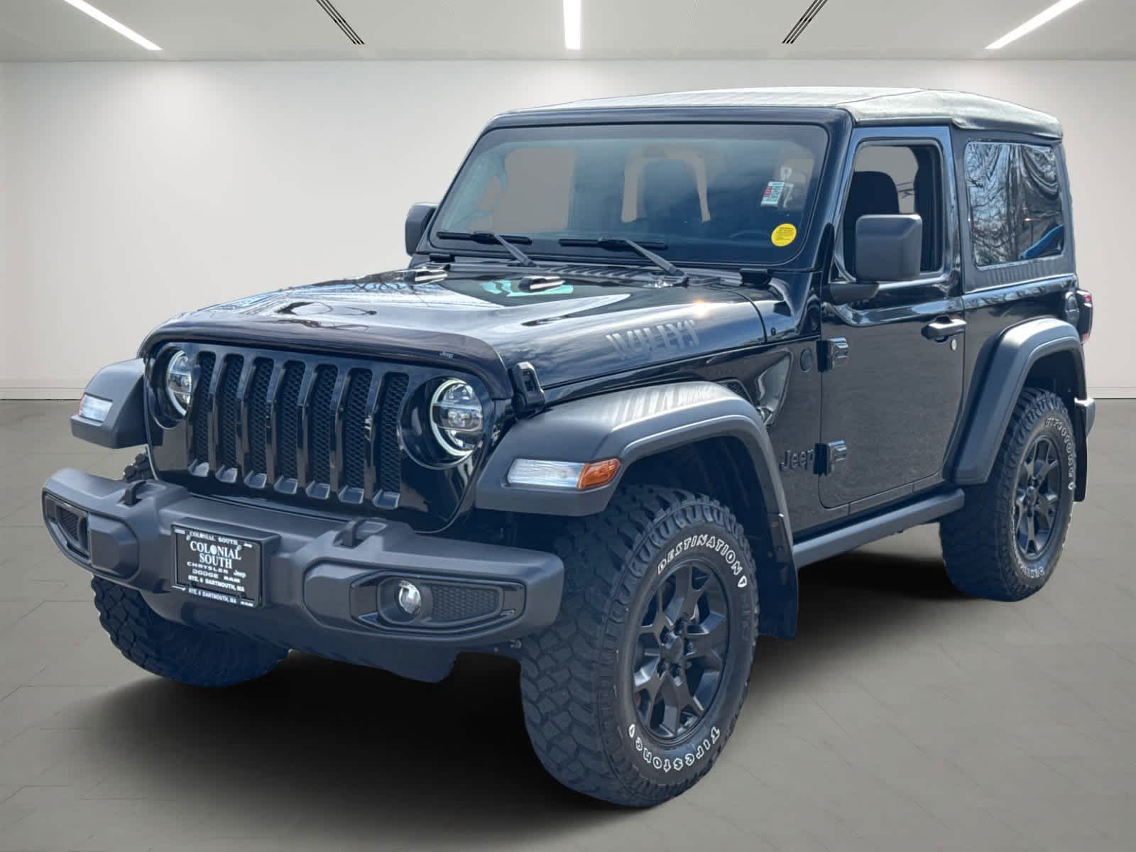 used 2021 Jeep Wrangler car, priced at $28,900