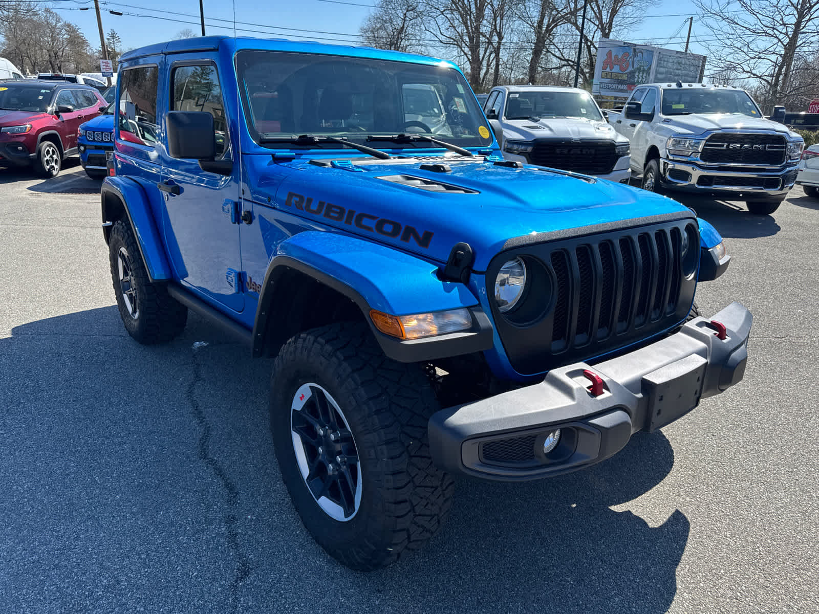 used 2021 Jeep Wrangler car, priced at $33,500