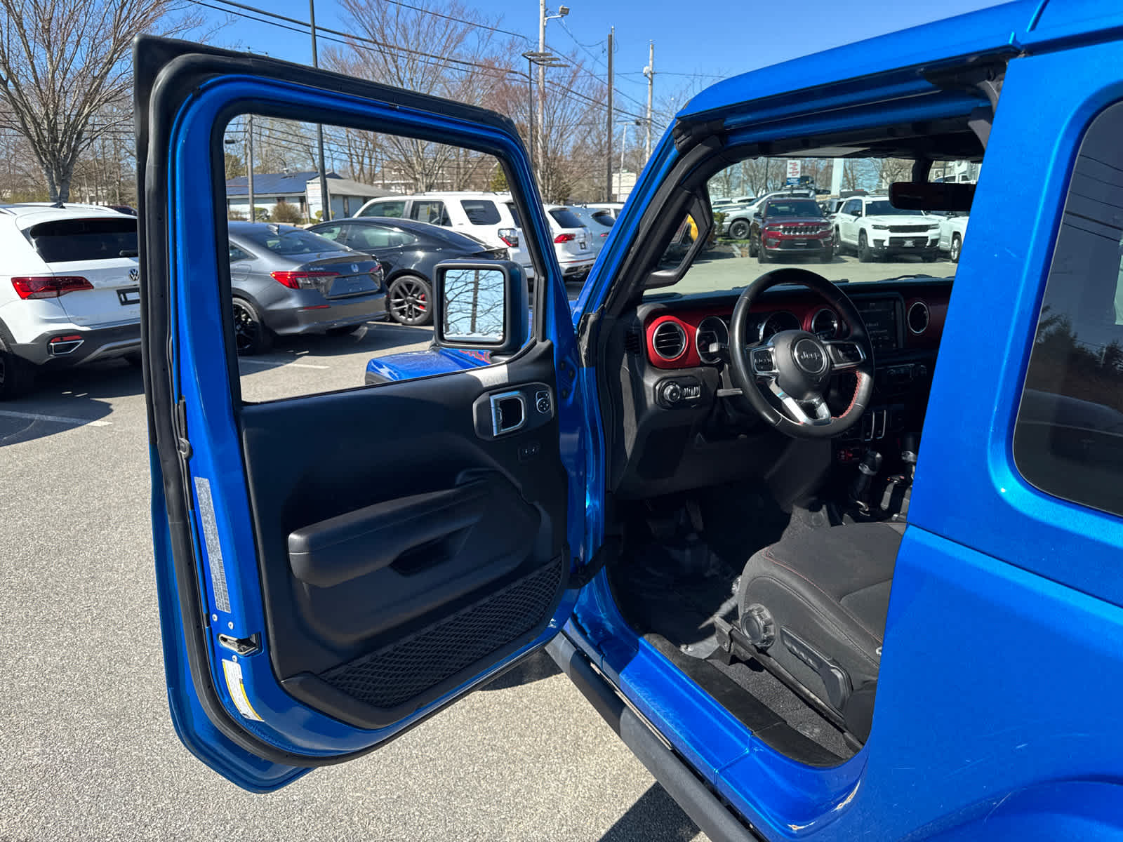 used 2021 Jeep Wrangler car, priced at $33,500