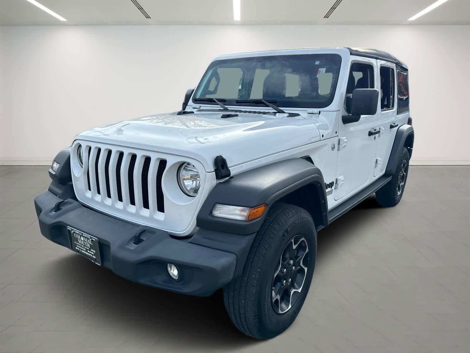 used 2021 Jeep Wrangler car, priced at $27,900