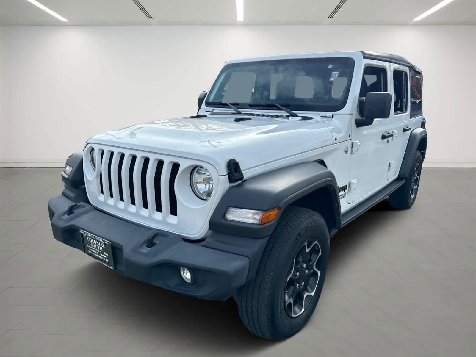 used 2021 Jeep Wrangler car, priced at $23,765