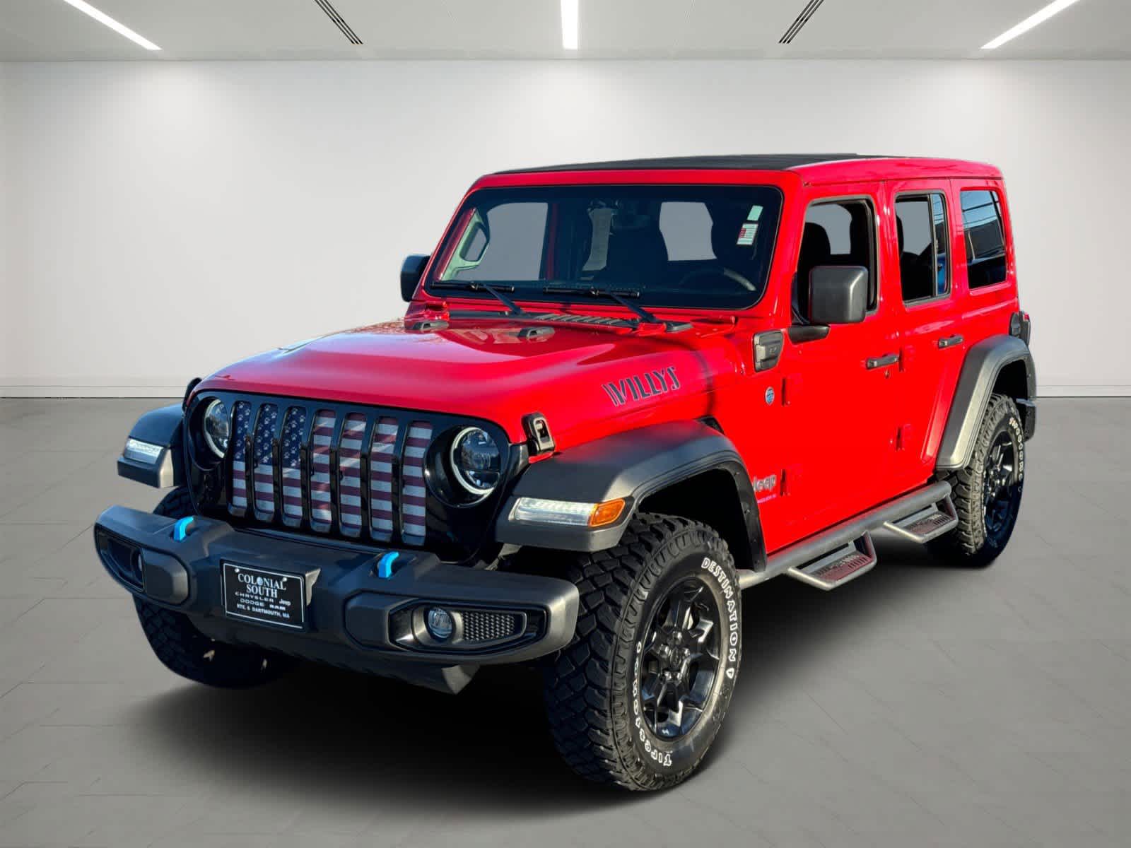 used 2023 Jeep Wrangler 4xe car, priced at $33,200