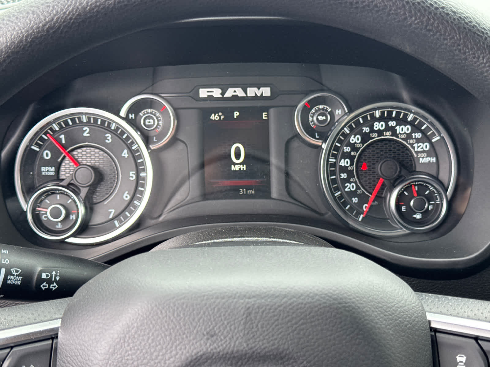 new 2025 Ram 1500 car, priced at $43,396