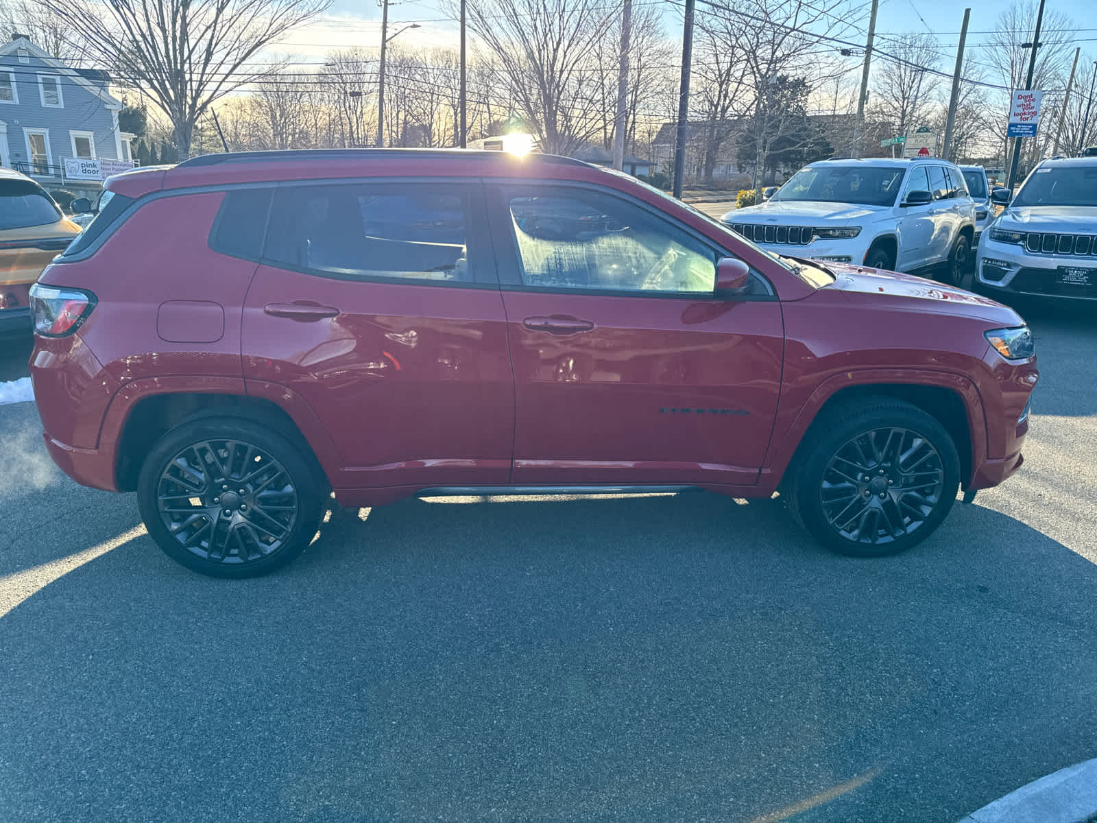 used 2022 Jeep Compass car, priced at $22,366