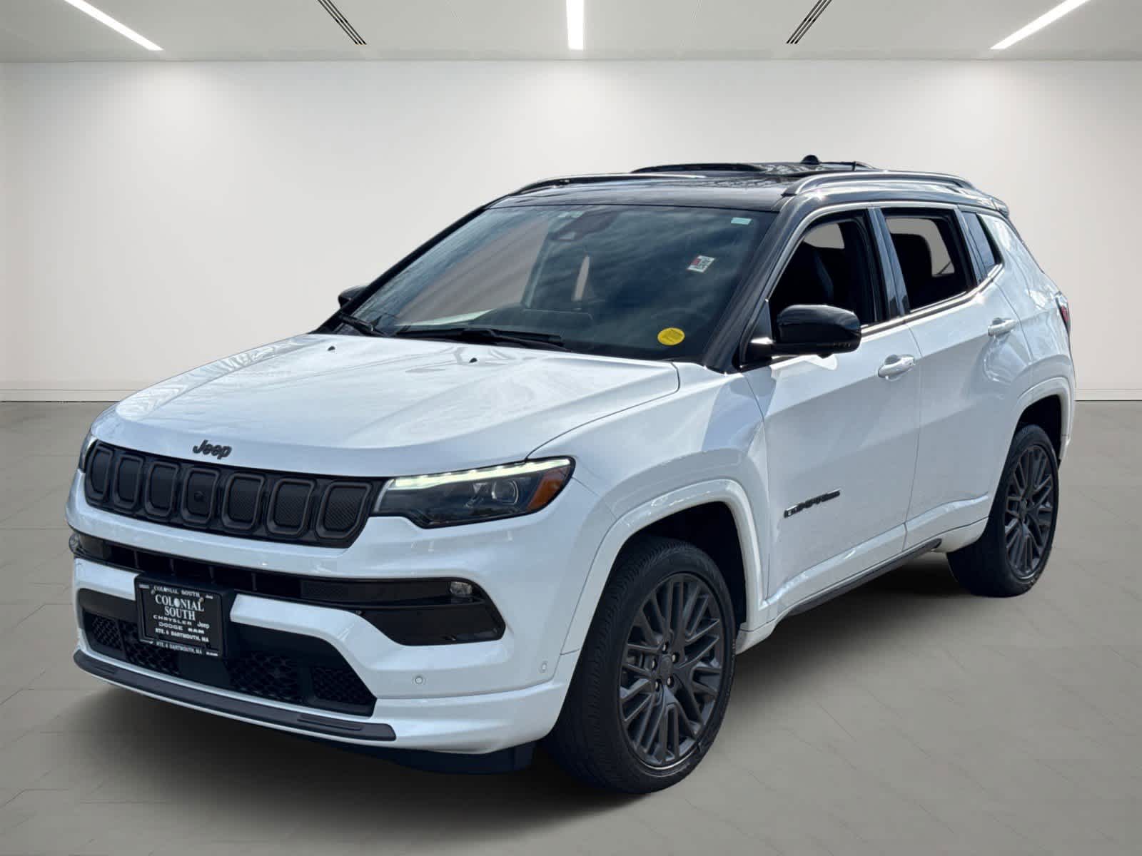 used 2022 Jeep Compass car, priced at $24,500