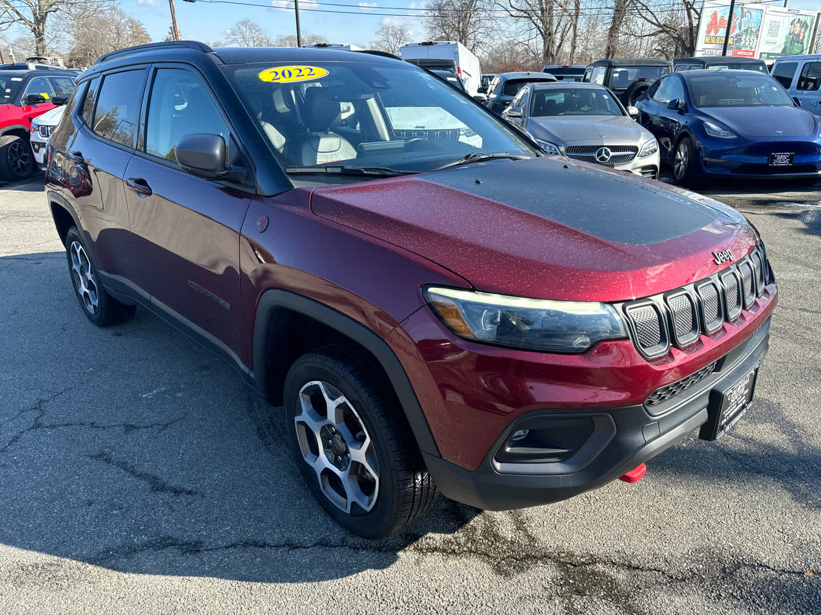 used 2022 Jeep Compass car, priced at $22,500