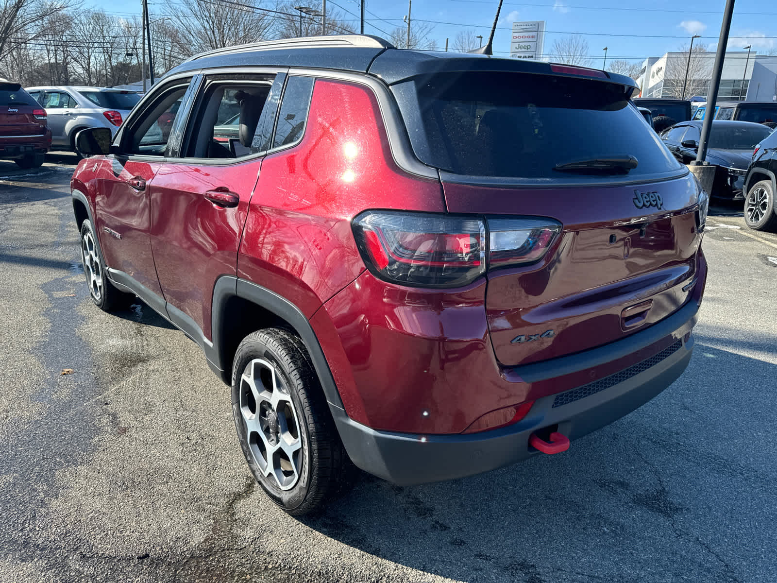 used 2022 Jeep Compass car, priced at $22,500