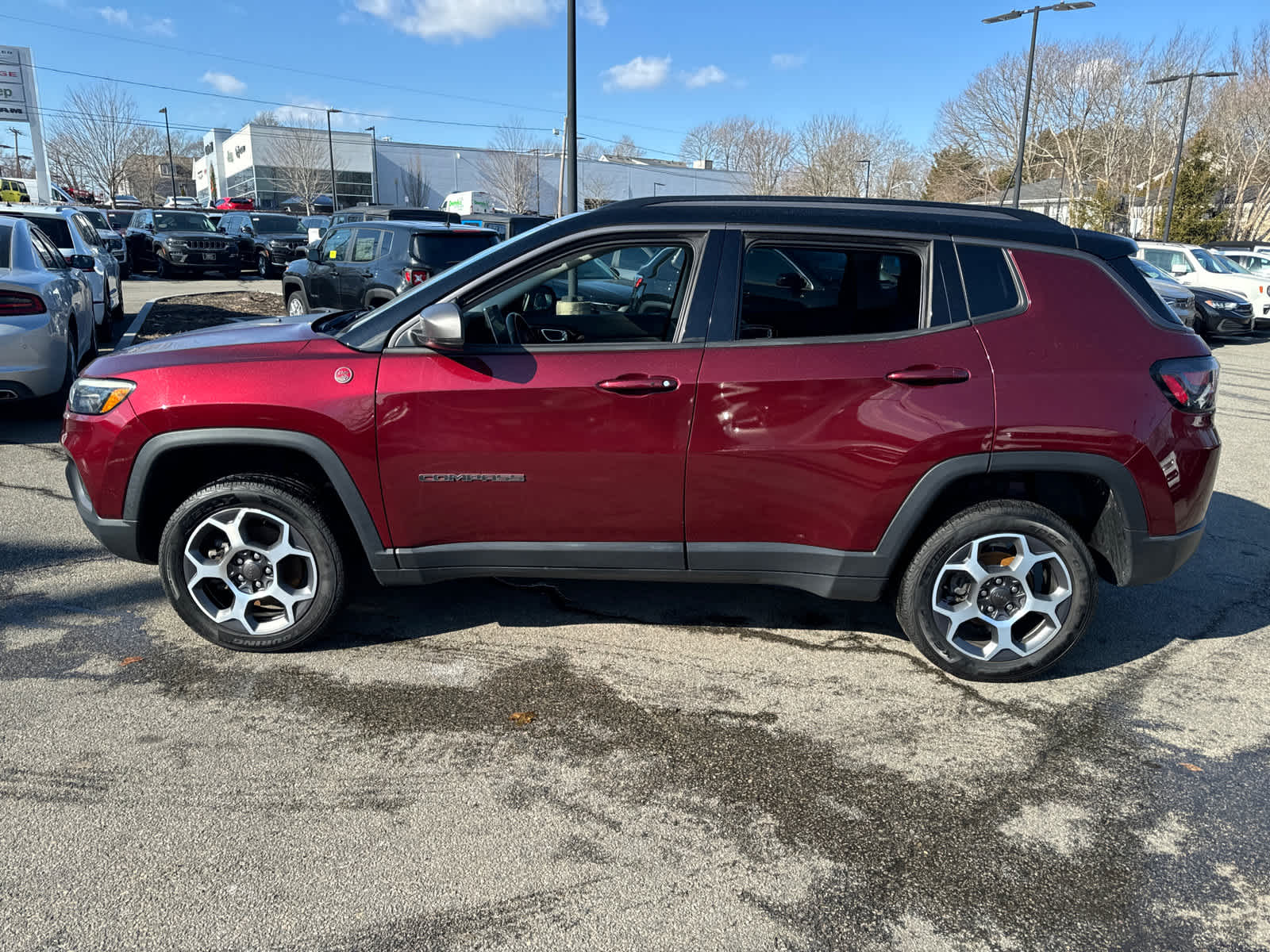 used 2022 Jeep Compass car, priced at $22,500