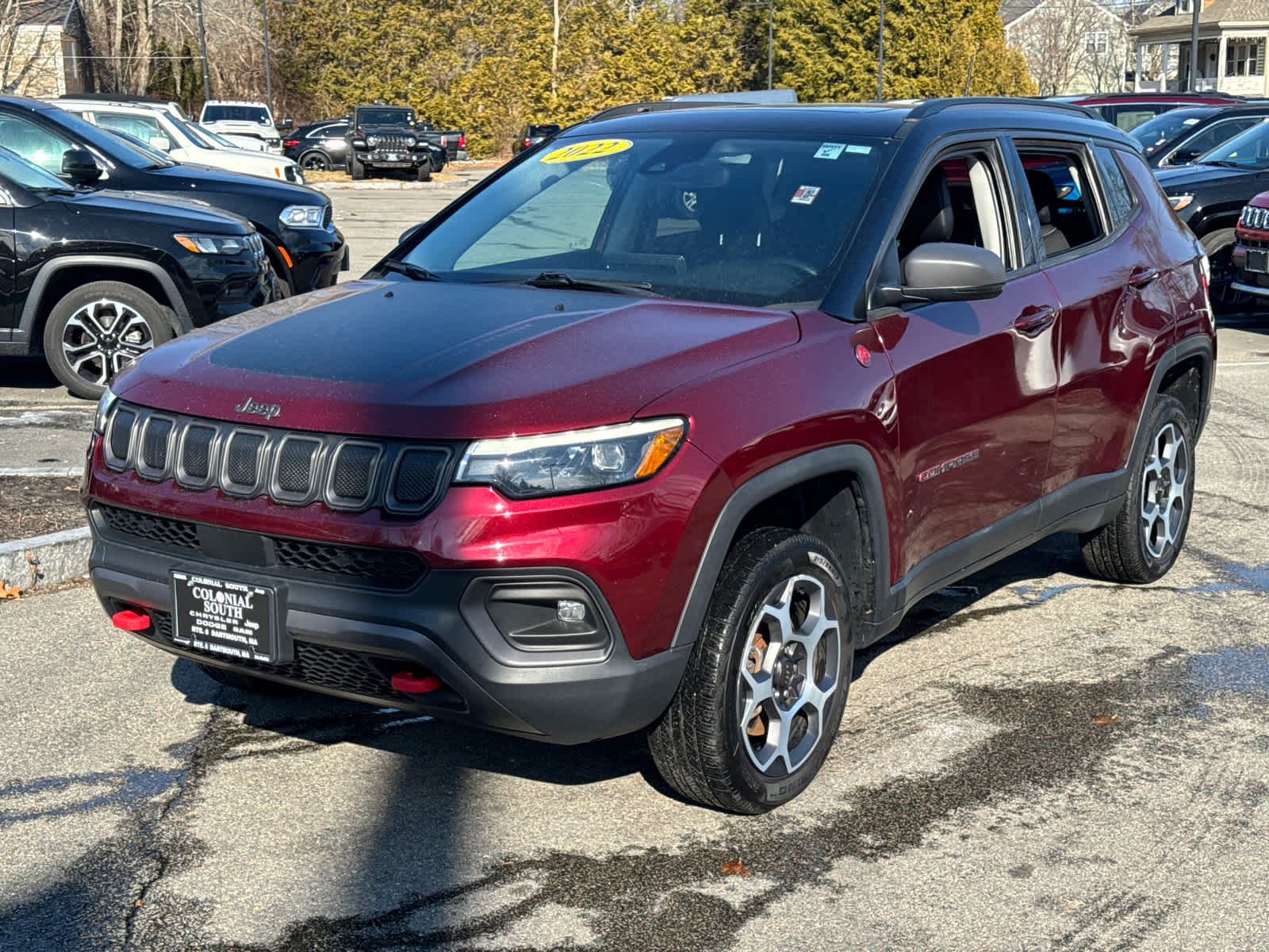 used 2022 Jeep Compass car, priced at $22,500