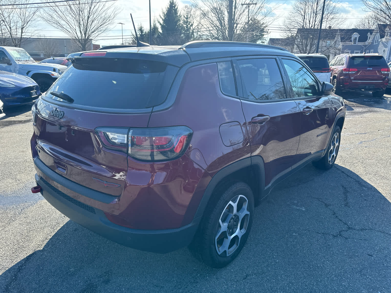 used 2022 Jeep Compass car, priced at $22,500