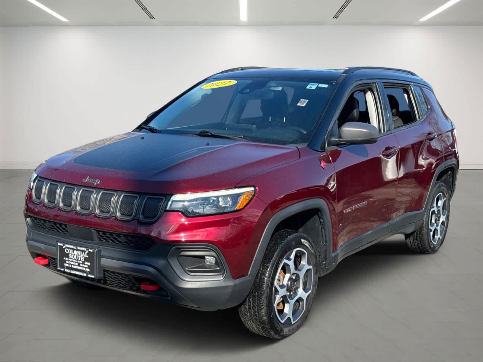 used 2022 Jeep Compass car, priced at $21,576