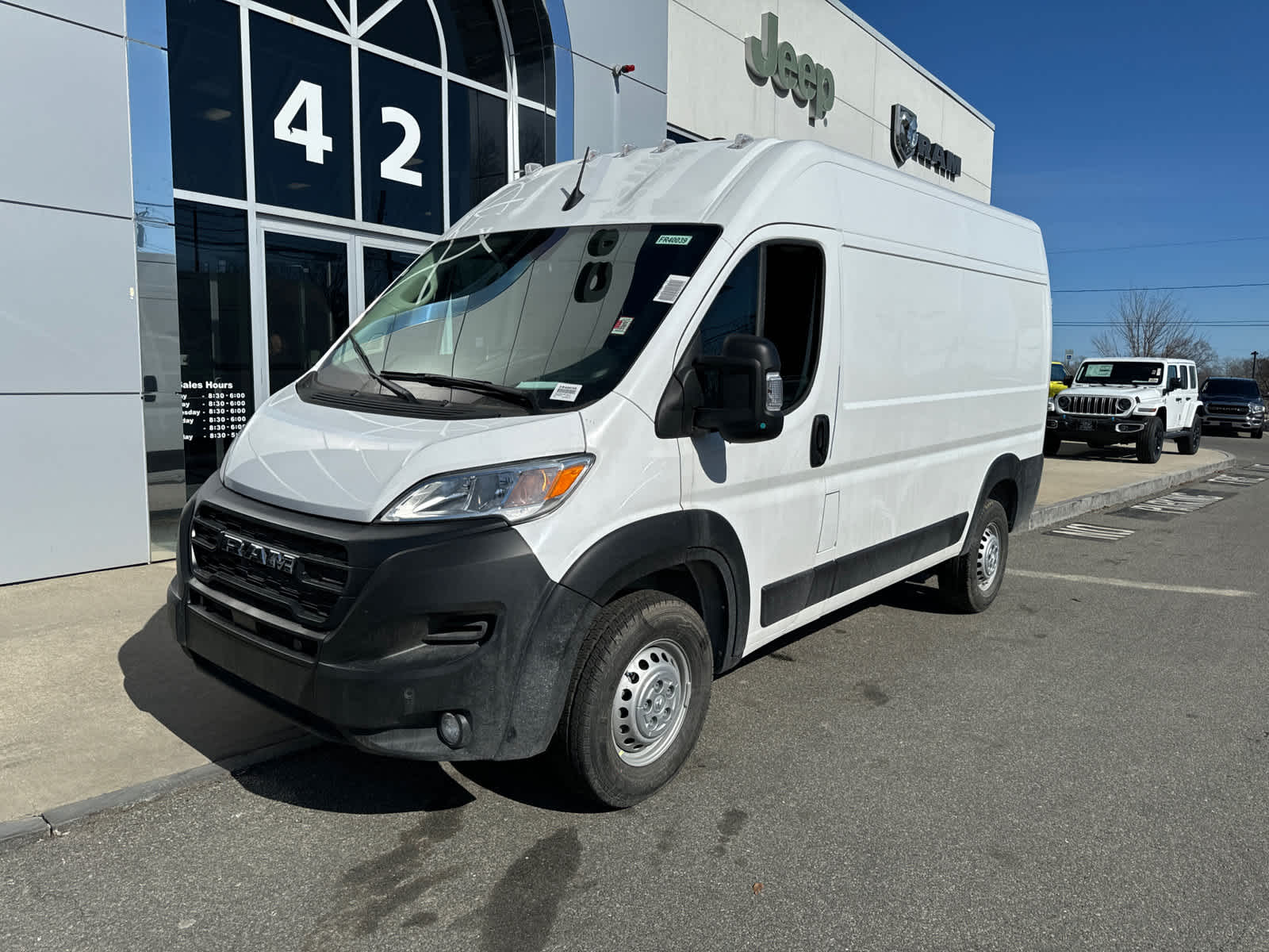 new 2024 Ram ProMaster car, priced at $45,958