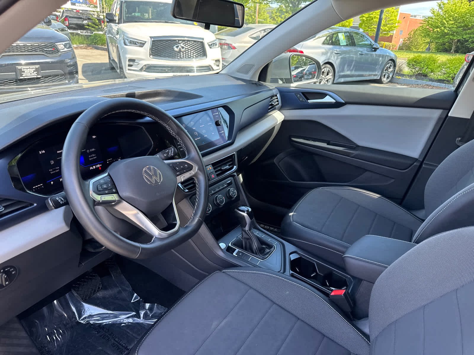 used 2022 Volkswagen Taos car, priced at $22,500