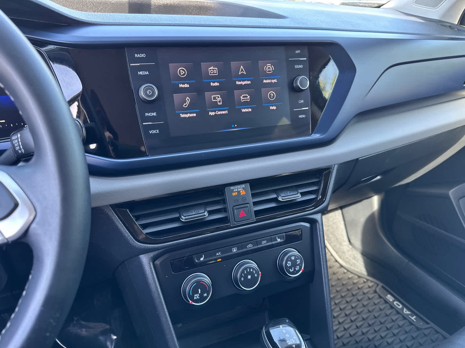 used 2022 Volkswagen Taos car, priced at $22,500