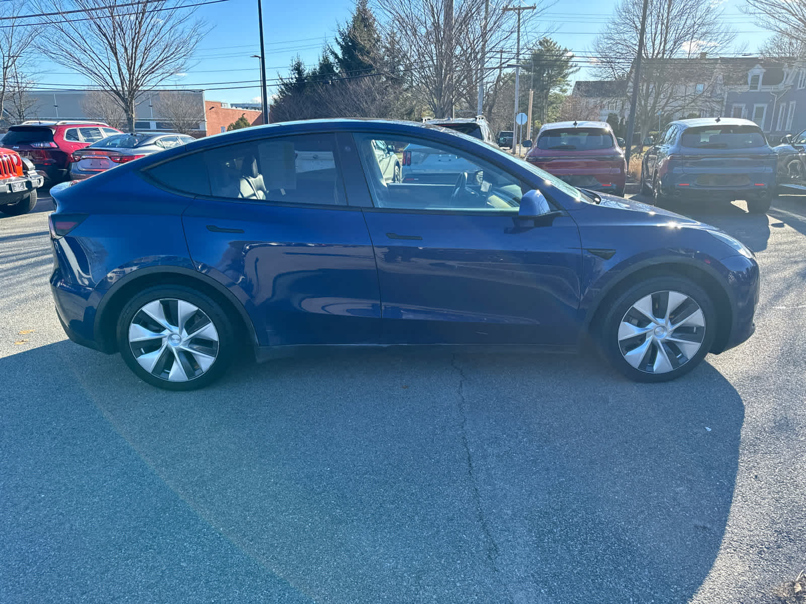 used 2021 Tesla Model Y car, priced at $28,600