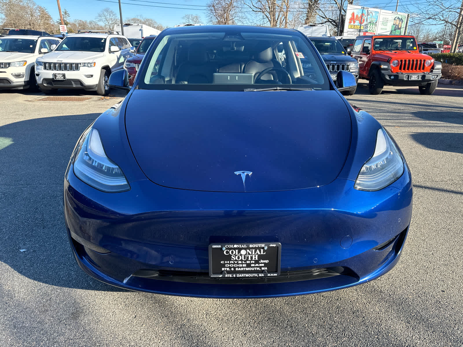 used 2021 Tesla Model Y car, priced at $28,600