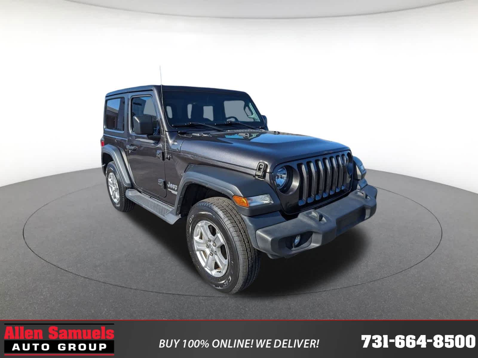 used 2020 Jeep Wrangler car, priced at $25,000