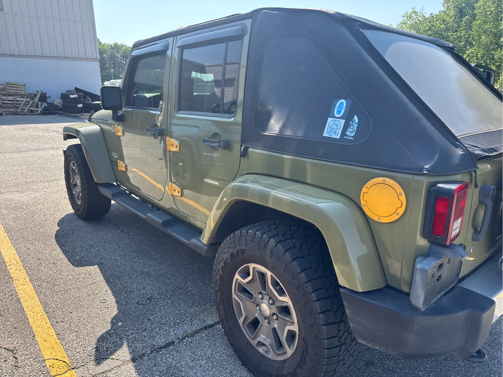 used 2013 Jeep Wrangler Unlimited car, priced at $19,900