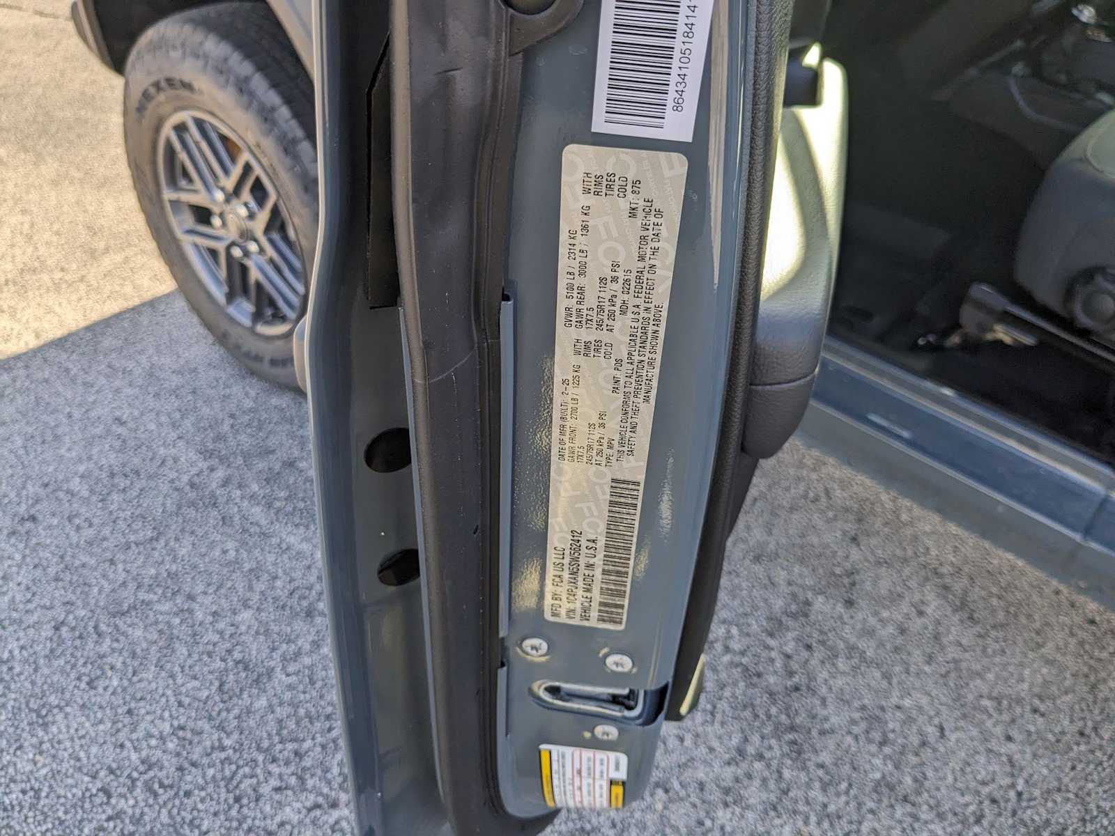 new 2025 Jeep Wrangler car, priced at $43,494