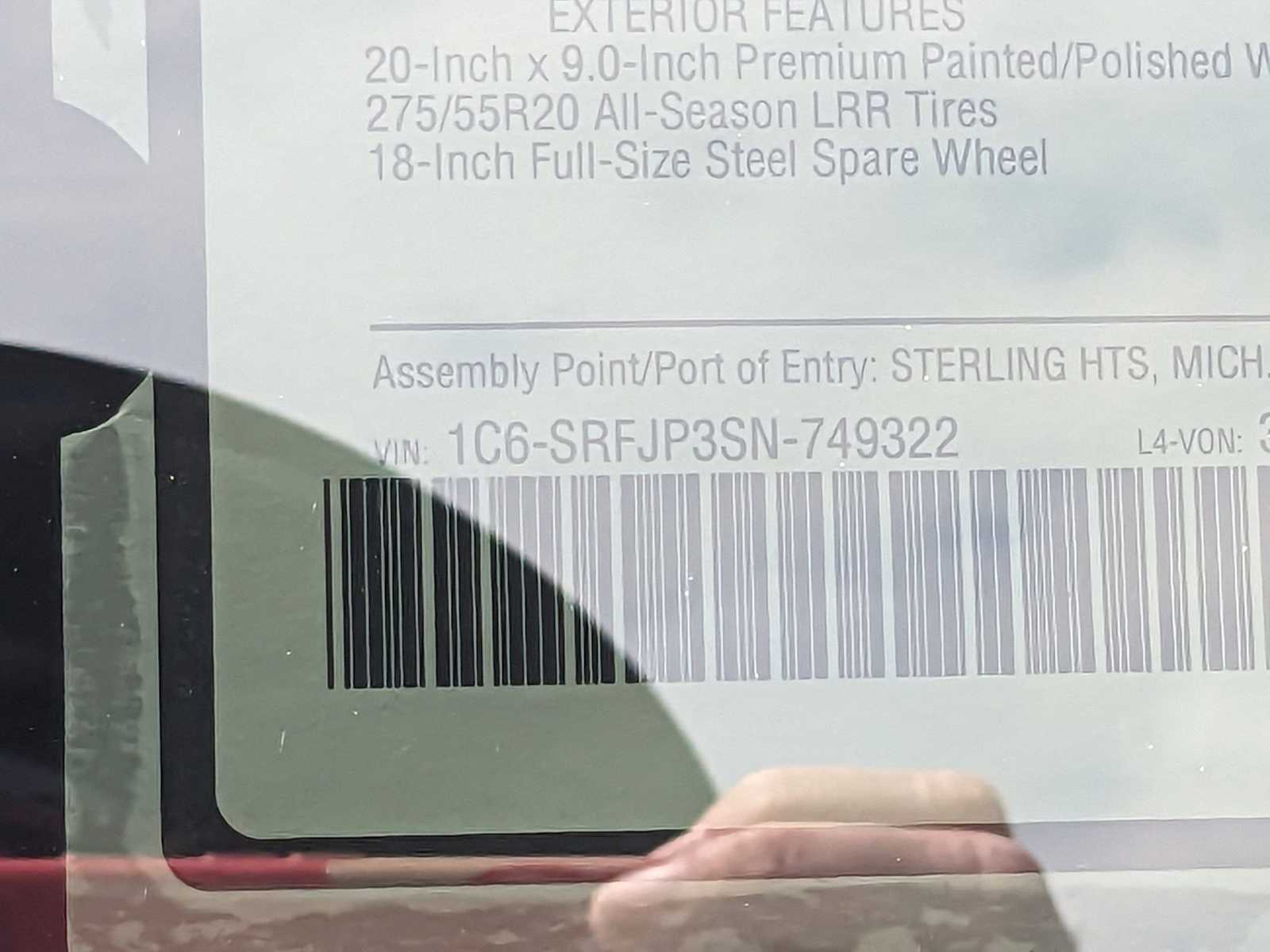new 2025 Ram 1500 car, priced at $76,055
