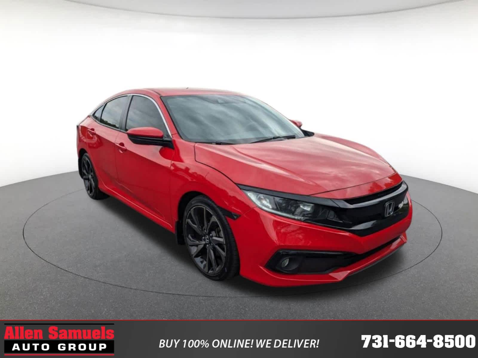 used 2020 Honda Civic car, priced at $21,000
