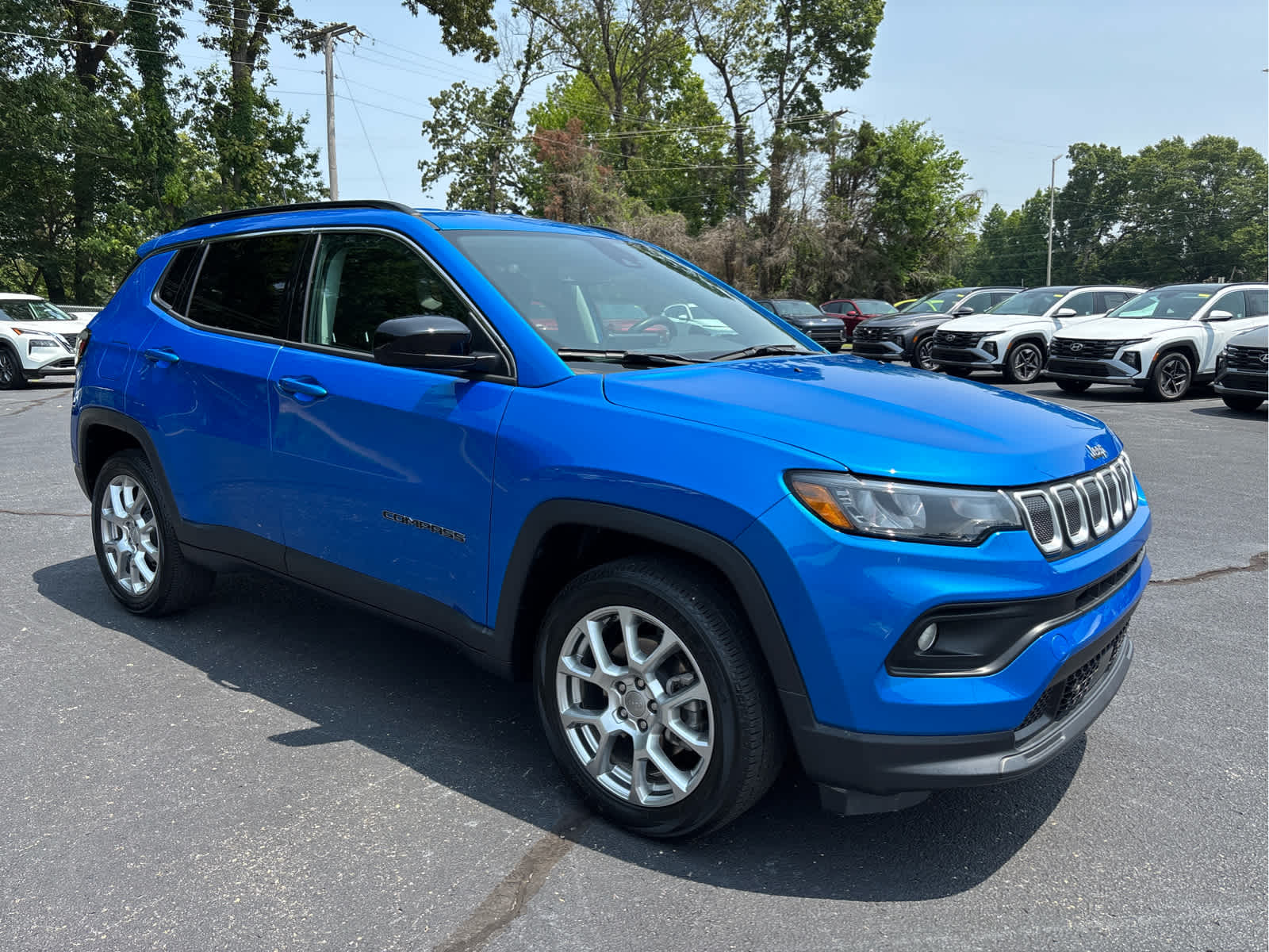used 2022 Jeep Compass car, priced at $23,400