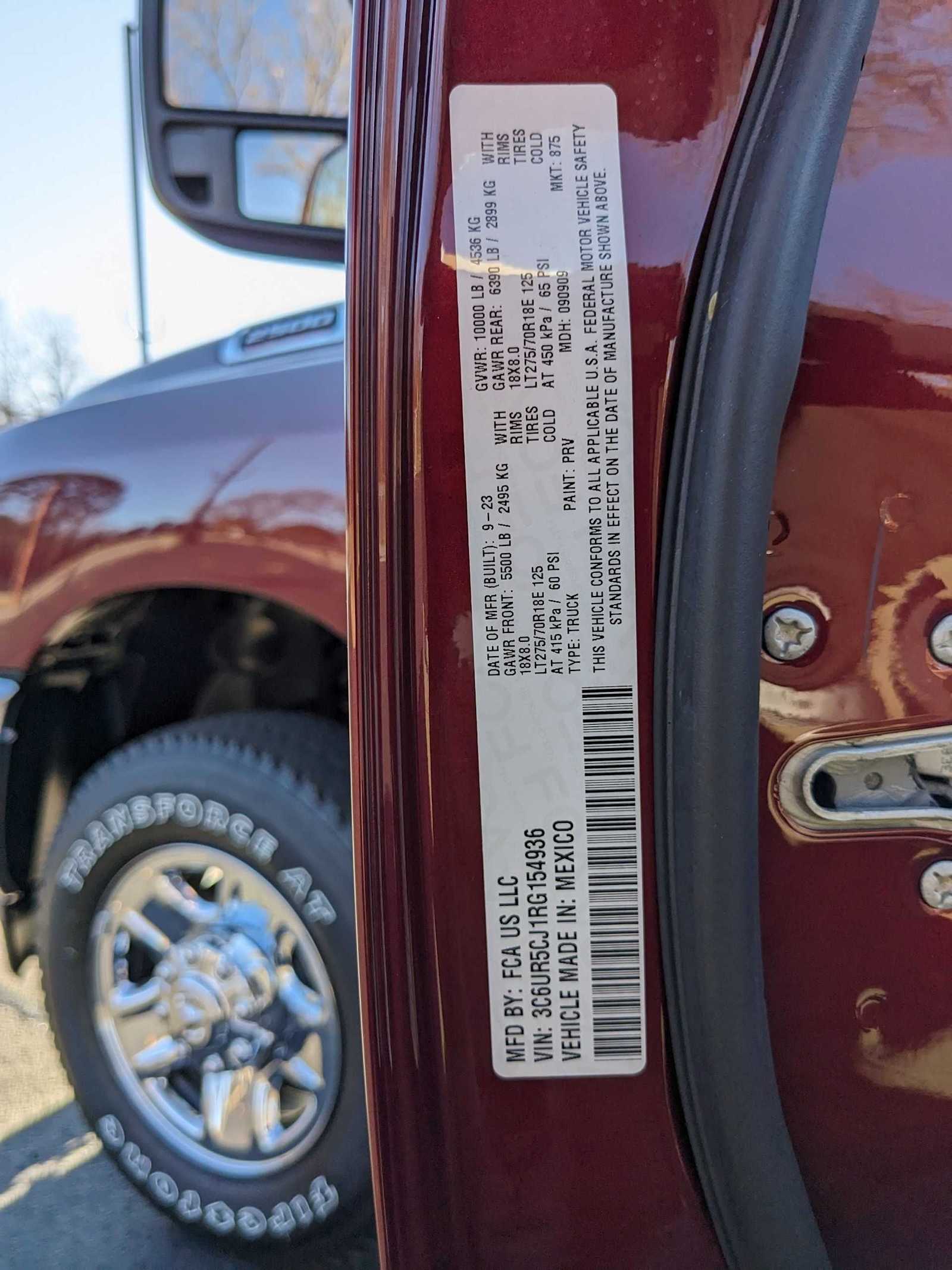 new 2024 Ram 2500 car, priced at $55,635