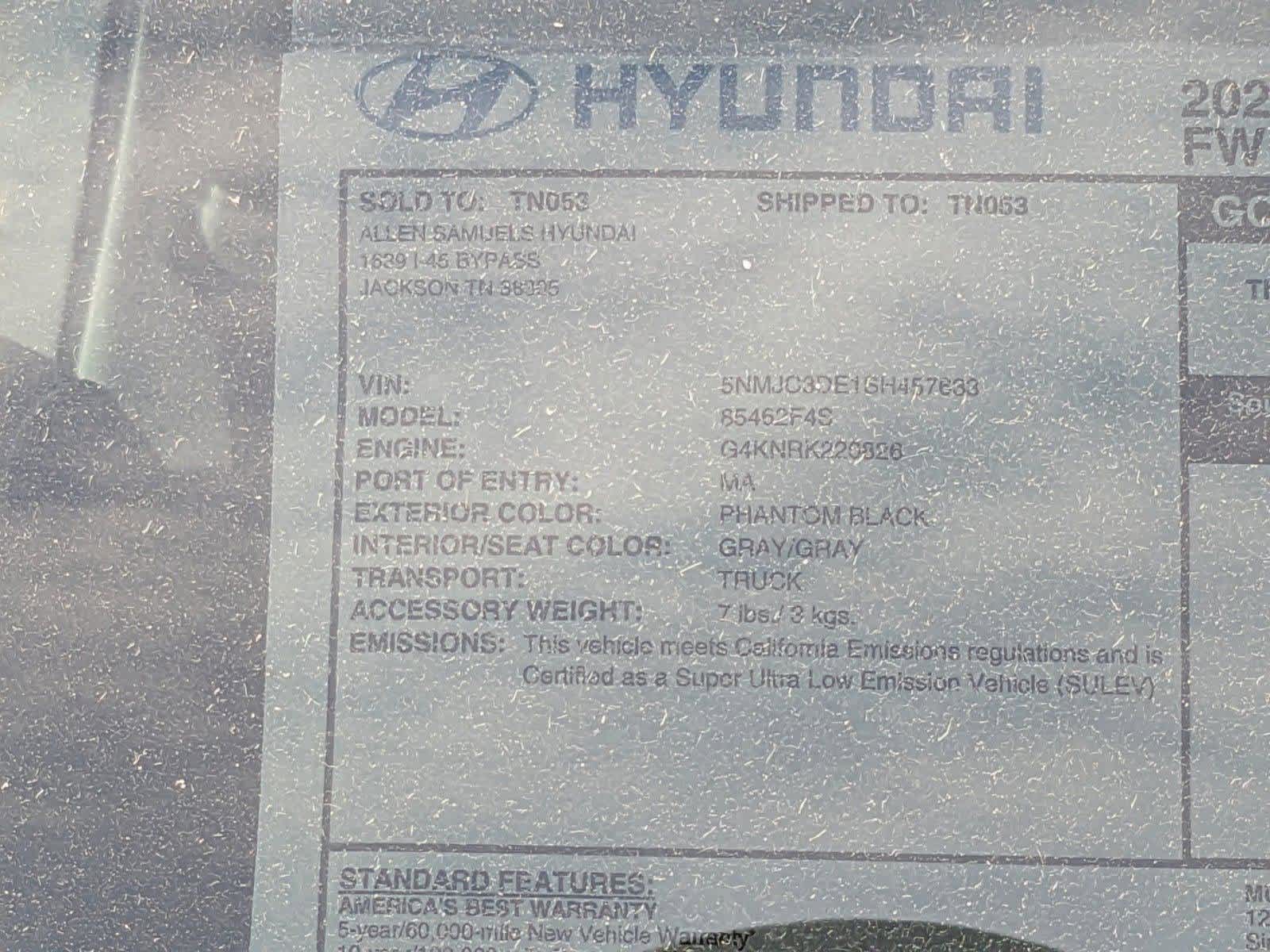 new 2025 Hyundai Tucson car, priced at $32,500