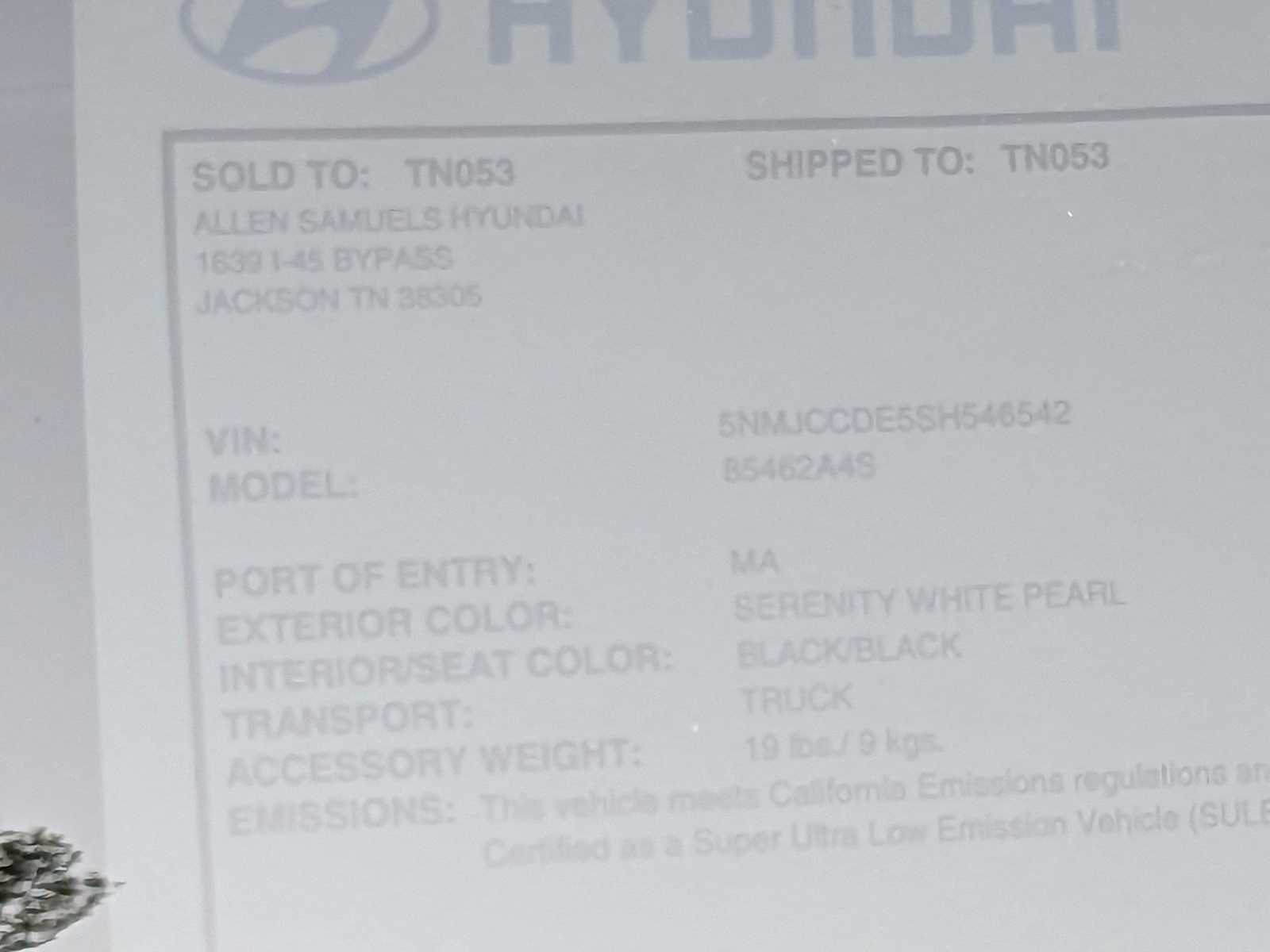 new 2025 Hyundai Tucson car, priced at $35,888