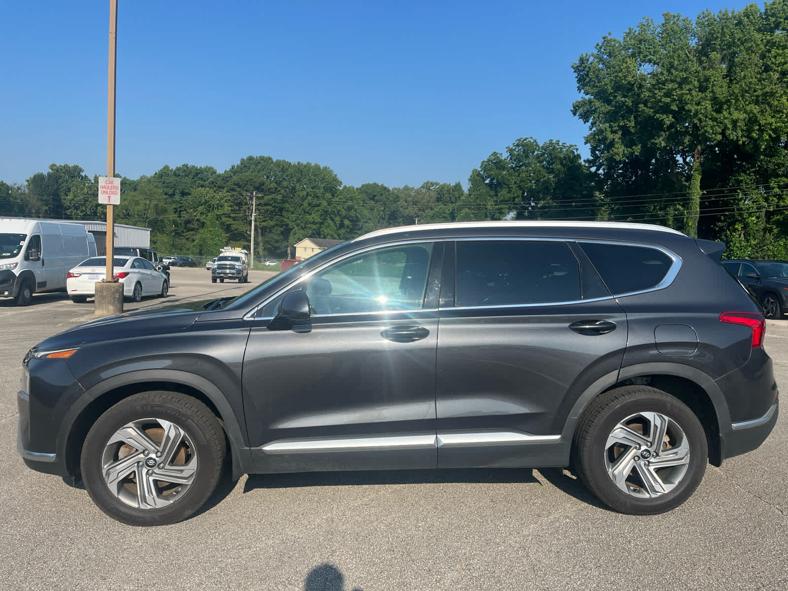 used 2022 Hyundai Santa Fe car, priced at $22,851