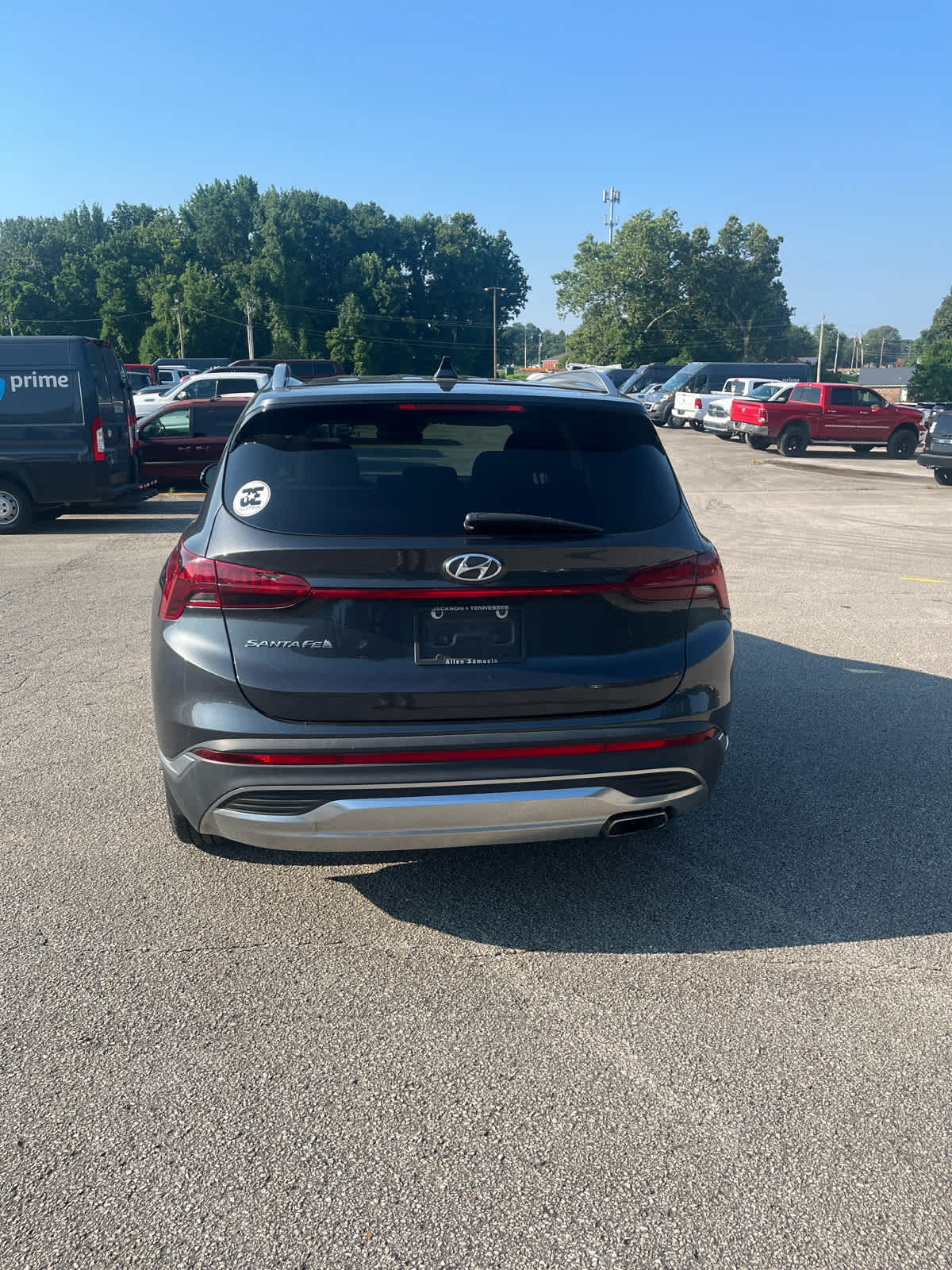 used 2022 Hyundai Santa Fe car, priced at $22,851