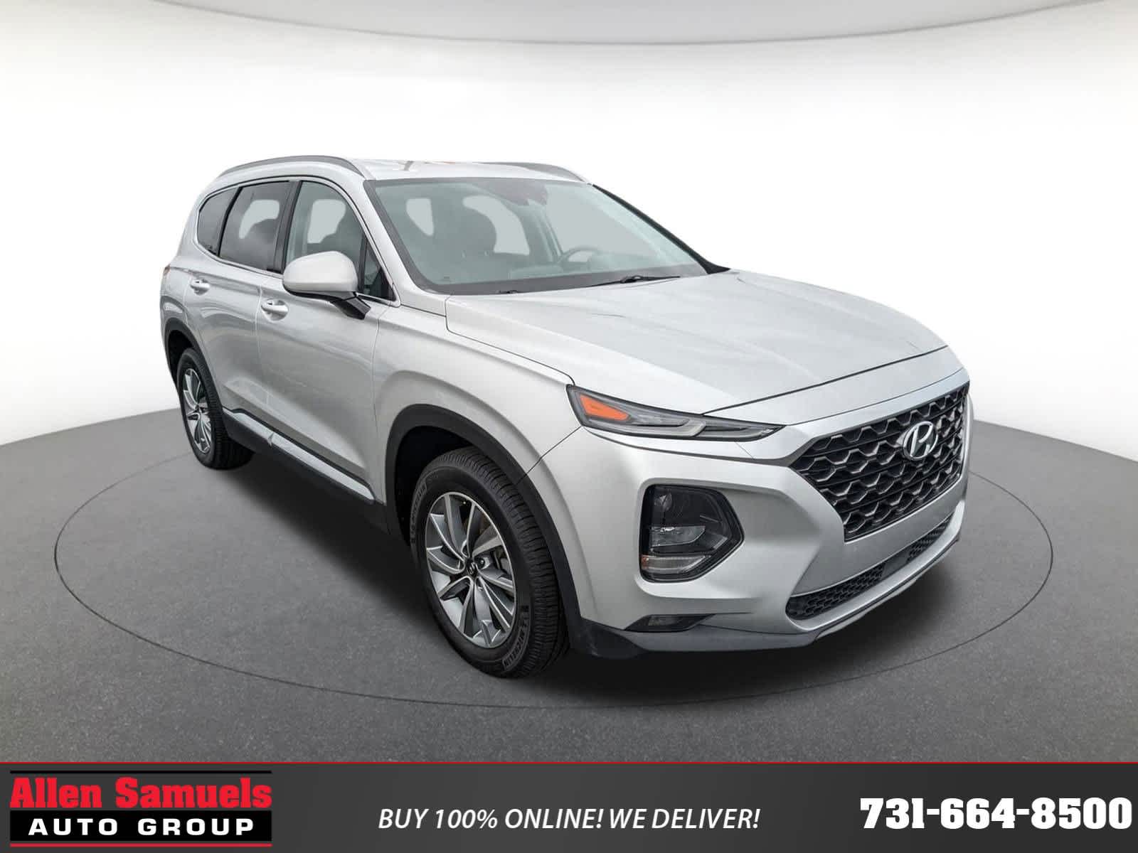 used 2019 Hyundai Santa Fe car, priced at $19,000