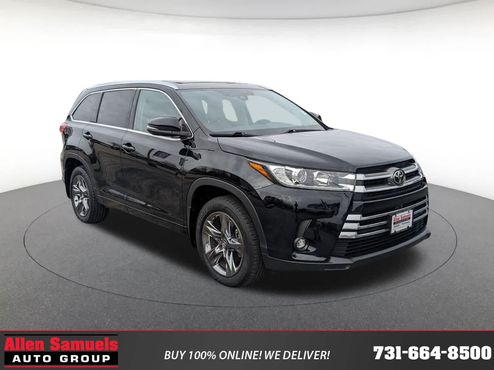 used 2019 Toyota Highlander car, priced at $32,500