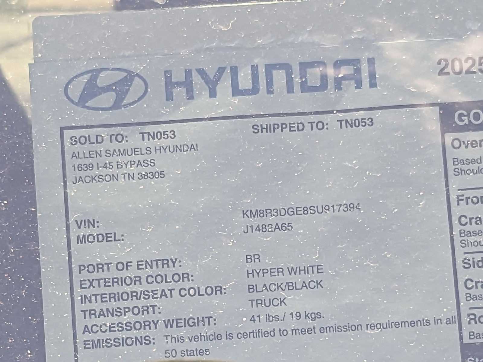 new 2025 Hyundai Palisade car, priced at $45,682