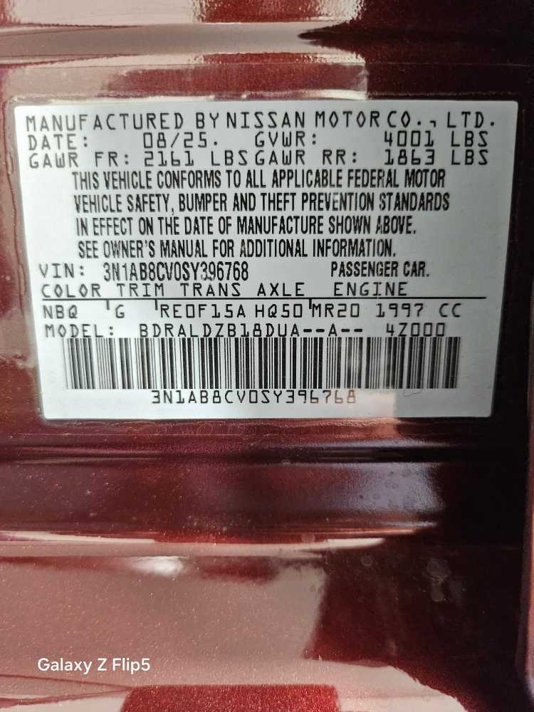 new 2025 Nissan Sentra car, priced at $23,899